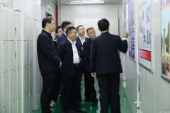 宜春市电子信息产业链招商小分队莅临上海黄杰电子取款机服务有限公司参观调研